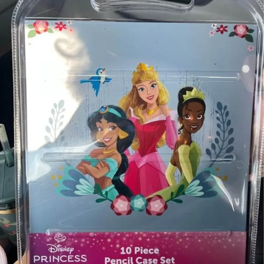 Disney Princess 10 Piece Pencil Case Set